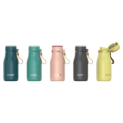 China New Arrval BPA Flip Lid Double Wall Insulated Protable 500ml Stainless Steel Kids Viable Free Water Bottle for sale