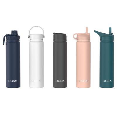 China New Design Sustainable Bpa Free Custom Wall Logo Insulated Vacuum Flask Double Wall Stainless Steel Outdoor Water Bottle for sale