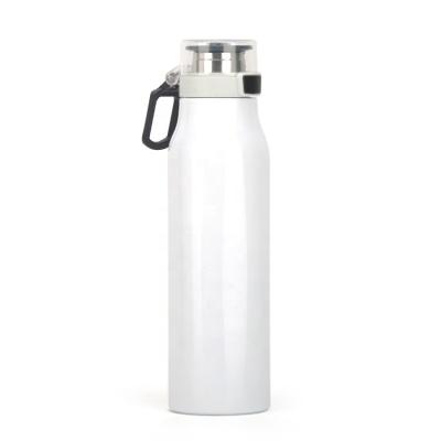 China Sustainable Hot Product Travel Double Wall Insulated Stainless Steel / Tritan Flip Top Portable Water Bottle for sale