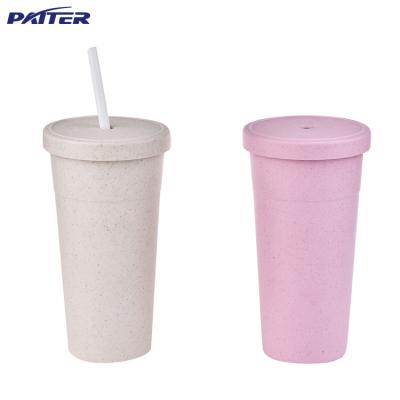 China Competitive Price 650ml Wheat Fiber Mug Rice Pod Cup Eco-Friendly Sustainable Biodegradable Coffee Mugs for sale