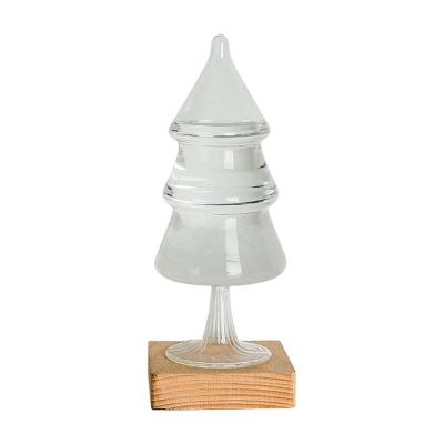 China Europe Christmas Tree Shaped Weather Forecast Bottle Storm Bottle For Christmas Gift for sale