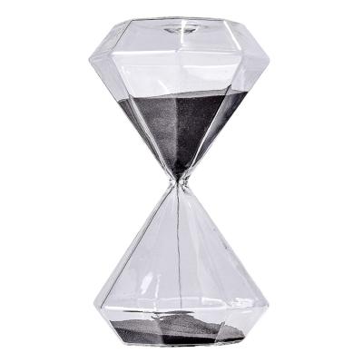 China Hot Sale Minimalist Diamond Shape Hourglass Sand Timer 5mins, 15mins, 30mins for sale