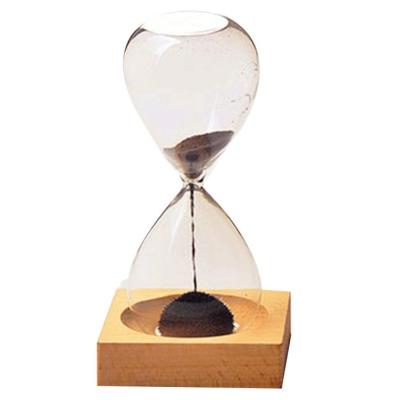 China Desktop Minimalist Classic Home Decoration Magnetic Hourglass for sale