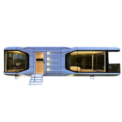 China 2022 New Design Modern Luxury Small Prefab Mobile Home Trailer Container House For Sale for sale