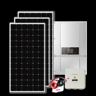 China Solar Panel Full System 5kw 3kw 8kw 10kw Home Hybrid Solar Power Energy System Price for sale