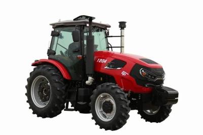 Китай Agricultural Four Wheel Tractors With Loader And Backhoe Mini Farm Tractor продается