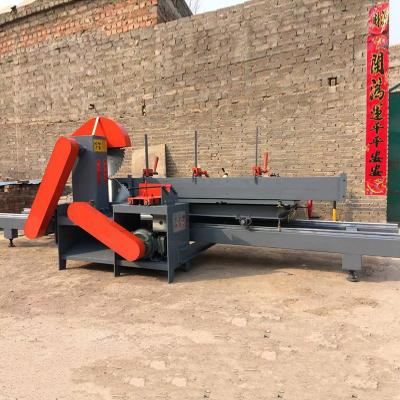 China Round Log Wood Band Saw Cutting Circular Sawmill Sliding Table Saw Machine for sale