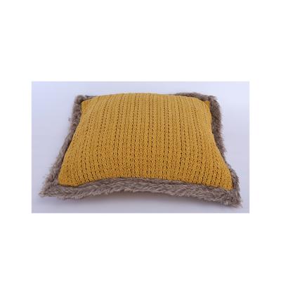 China Other Factory Wholesale Tile Decor Acrylic Knitted Home Pillow Covers Cushion Tassel Pillow Cover for sale