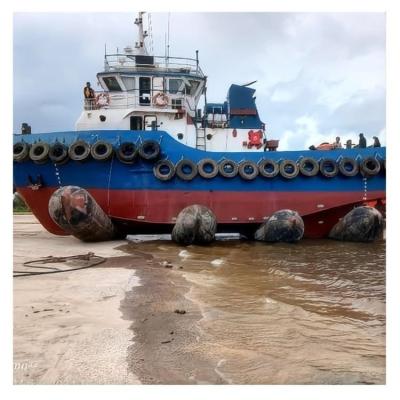 China Ship Launching Airbag Lifting Airbag Marine Floating Dock Inflatable Pontoons Te koop