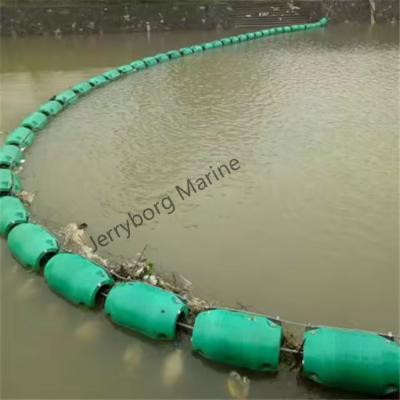 China UV resistant PE water surface warning marker floating buoy trash floating barrier for sale