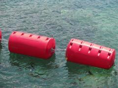 LLDPE plastic pipe buoy marker pontoon floats floating barrier