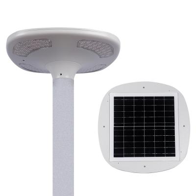 China Garden Built-in Round Aluminum Waterproof Solar Post Top Garden Lights Outdoor Solar Light for Garden for sale