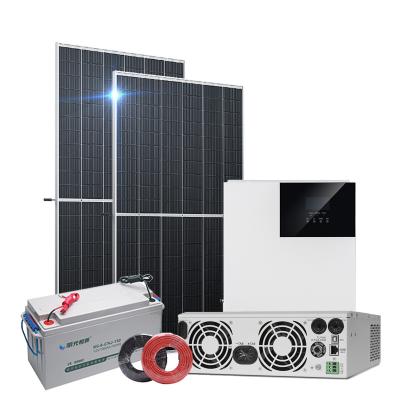 China China Factory Off-Grid 5kw 10kw 20kw Potable Ground Portable Generator Hybrid Solar Energy Storage System For Home for sale