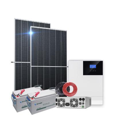 China Home Hot Sale 10Kw Solar Power System Off Ground Full Grid Solar System 30Kw for sale