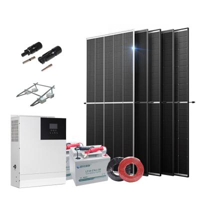 China Home All In One 3kw 8kw 15kw 20kw 40kw 50kw Off Grid Solar Panel Solar Power System Kit For Home Use 300w for sale