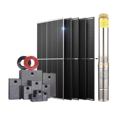 China Pakistan Submersible Brushless Deep Good Price 12v DC Solar Water Pump Domestic Agriculture24 Kit With Solar Panel for sale