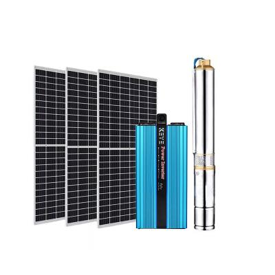 China 12V 2 Hp Home Submersible Solar Gasoline Price Max 200m 1 Hp 100m Head Deep Well Water For Drip Irrigation for sale