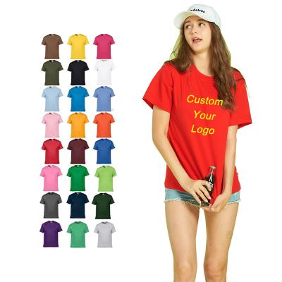 China 2022 viable 100% newcomer 240 gram combed heavy weight plain cotton t-shirt t-shirts for women 100 cotton custom logo tee shirt women for sale