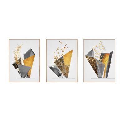 China Nordic Minimalist Abstract Butterfly Wall Art Home Stereo Geometric Living Room Decoration Canvas Painting For Waterproof+ECO-Friendly for sale