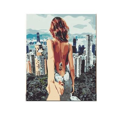 China Waterproof+ECO-Friendly Fast Shipping Modern Beautiful Girl Pictures Female Nude Canvas Oil Painting for sale