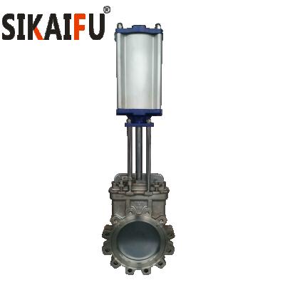 China General Elaborate High Temperature Pneumatic Operated Slide Knife Gate Valve for sale