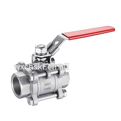 China Manual Operation DN15 SS 3PC 304 Stainless Steel General Ball Valve for sale