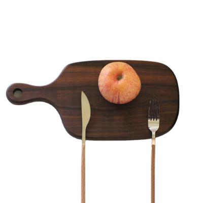 China Viable Custom Creative High Quality Chopper Set Black Walnut Handle Panel for sale