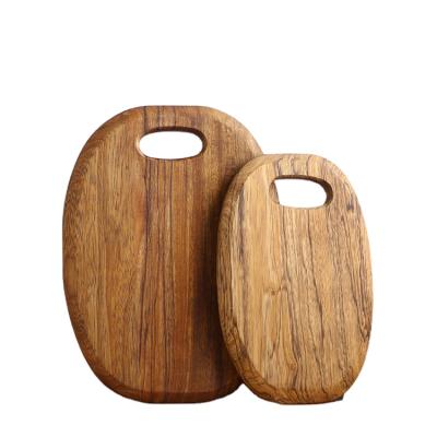 China Sustainable Zebra Cutting Board Household Wooden Cutting Board Cutting Fruit Cutting Board Kitchen Wood Cutting Board for sale