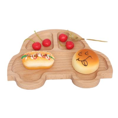 China Lovely Children's Car Food Tray Eco-friendly Extra Custom Wooden Tray High Quality Car Tray for sale