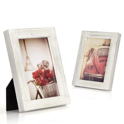 China Family Home Wholesale Antique Wood Table Frame Tableware Kitchen Memorial Wooden Picture Frame for sale