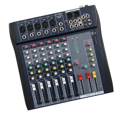 China Sound Console Mini Audio Mixer 4 Channel DJ Mixer Audio With Big Price CT DJ Controller / Console Audio Mixer for sale