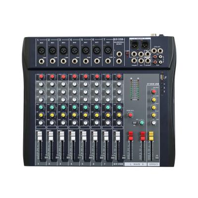 China Live Sound Card Audio Interface Audio Mixer with Condenser Microphone Podcasting Live Streaming External Sound Cards CT DJ Controller / Console Audio Mixer for sale