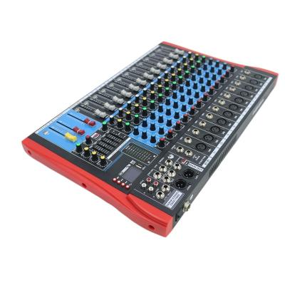 China Professional Digital USB 12 CH ES DJ Mixer Audio Controller / Console Audio Mixer for sale