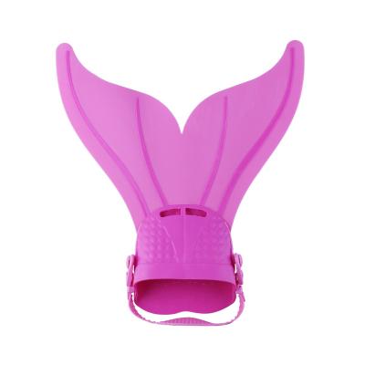 China Experience Diving Factory Wholesale Siamese Swimming Flippers Diving Training Swimming Fins One Piece Mermaid Tail Monofin Flippers For Kids Pink for sale