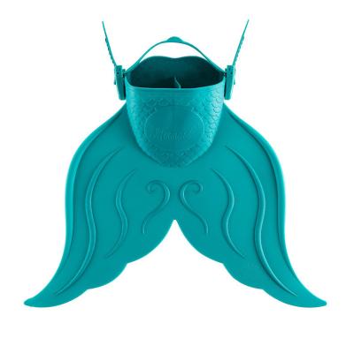 China Swimming Accessories Fins Products 2023 Factory New Promotion Hot Style Swim Siamese Fins Diving Swimming Flippers Mermaid Monofin Fins For Adults And Kids Green for sale