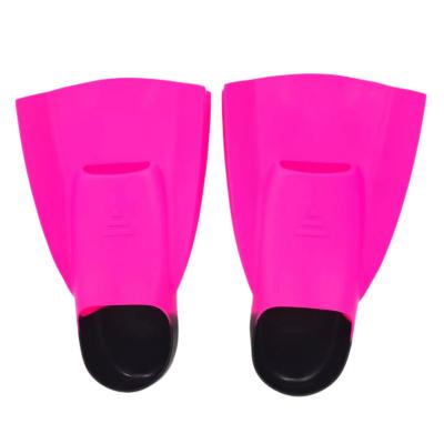 China Silicone 2023 Factory New Product Swimming Training Shoes Fin Snorkeling Free Diving Flippers Silicone Freestyle Swimming Fins XXS for sale