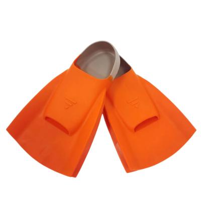 China Under water equipment RTS 2023 Factory New Product Swimming Training Shoes Fin Snorkeling Free Diving Flippers Silicone Freestyle Swimming Fins XXS for sale