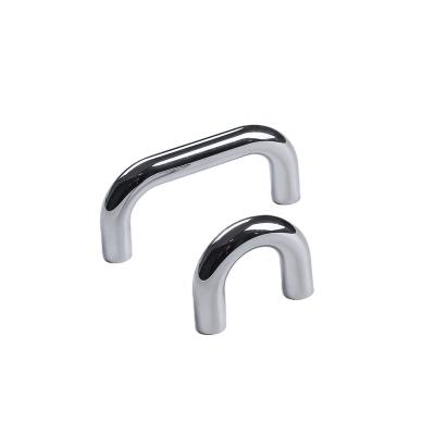 China Hot Selling Traditional Customized U Shaped Round Tube Iron Kitchen Pull Handles Cabinet Handle for sale