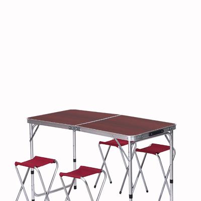 China Modern High Quality Cheap Multifunctional Dining Cake Table With 4 Stools for sale