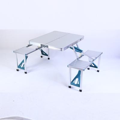 China Modern Portable Aluminum Material Alloy Folding Chairs Lightweight Outdoor Folding Tables for sale