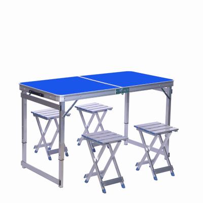 China Simple Stylish Folding Portable Folding Table Modern New Arrival With Chairs Sets Camping Kitchen Table for sale