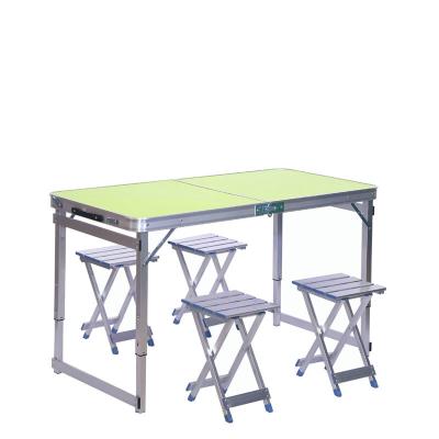 China Hot-selling modern aluminum alloy table camping folding table foldable folding tables and chairs for events for sale