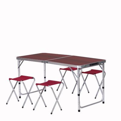 China Factory wholesale multifunctional aluminum outdoor easy transport foldable table and chair sets for sale