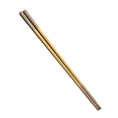 China Sustainable Food Grade 304 Stainless Steel Chopsticks Gold Plated Metal Chopsticks With Multicolor for sale