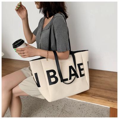 China Kalanta High Quality New Hot Sale Fashion Handbag Women Letter Shoulder Bag Trend Simple Lady Handbag Shopping Bag New for sale