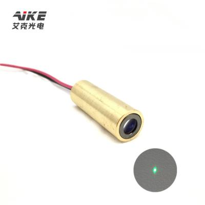 China high quality 520nm 10mw green dot laser module 4x6mm for sale