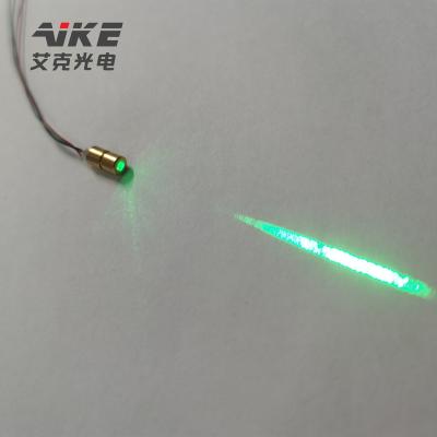 China Building Material Shops AIKE 520nm 4*10mm Mini Green 1mw/2mw/3mw/4mw/5mw Dot Laser Module for sale