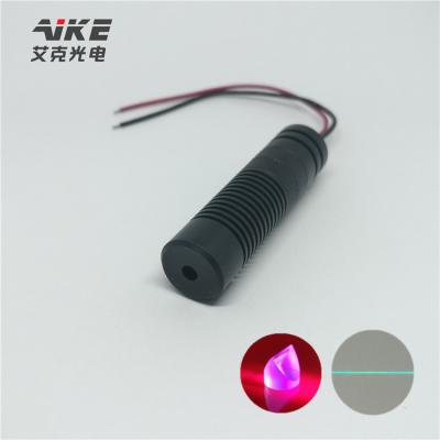 China Industrial AIKE Devices High Power 520nm 50mw Green Line Laser Diode Spotting Module With Powell Lens for sale