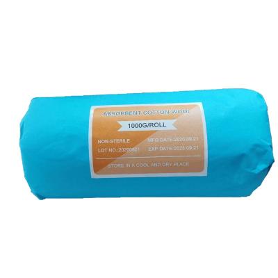 중국 Wholesale Price Absorbent Cotton Roll Medical Cotton Wool 1kg 판매용