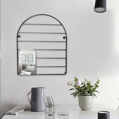 China Wholesale Modern Wall Decoration Arched Frame Wall Mirror Luxury Decorative Mirror Wall for sale